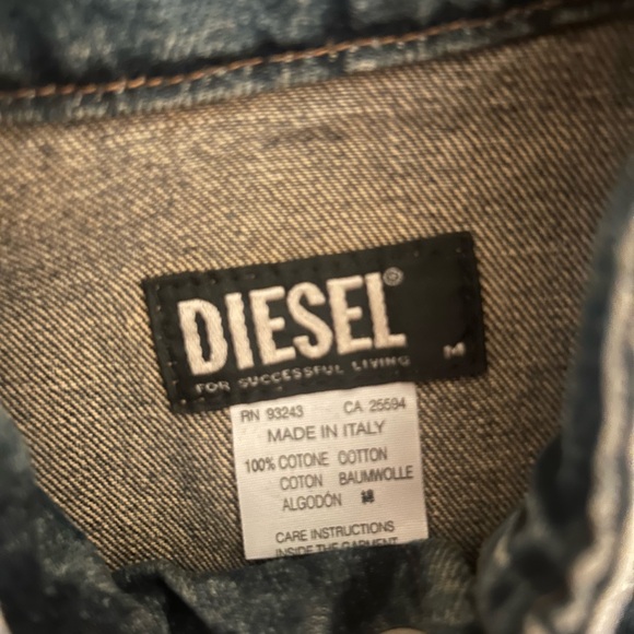 Diesel Denim Vest - Picture 4 of 5